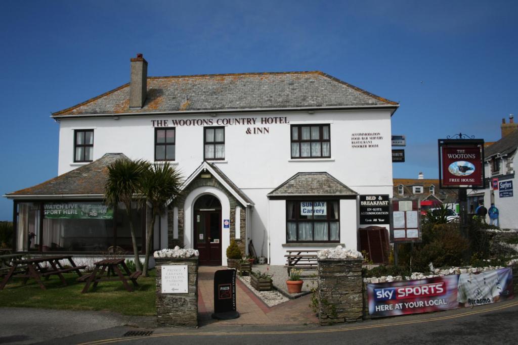 The Wootons Inn Tintagel Exterior foto