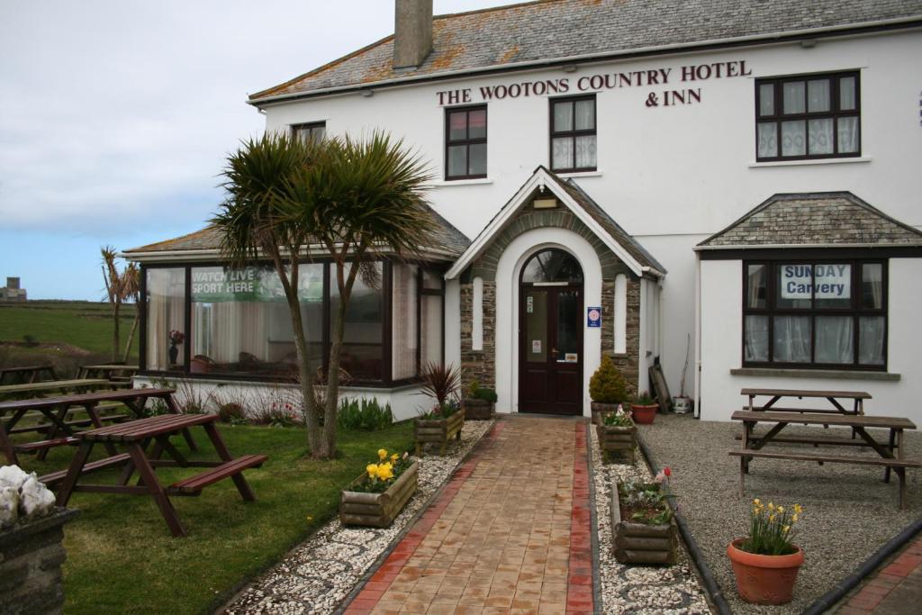 The Wootons Inn Tintagel Exterior foto